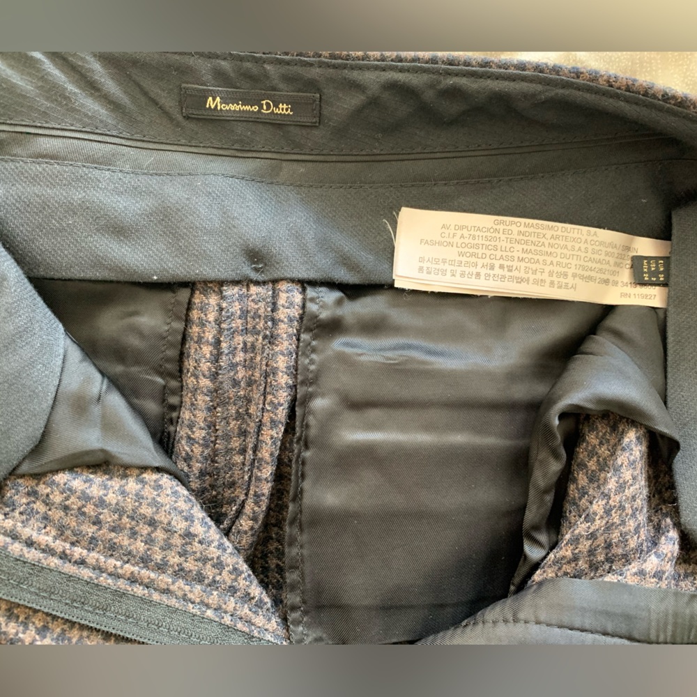 Massimo Dutti Wool Trousers With Buttons - image 5